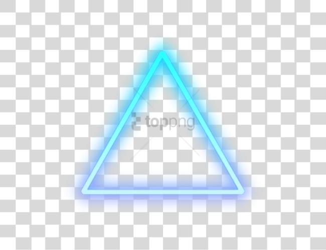 تحميل Neon الى Picsart Image مع Triangle Neon ضوء مقطوعة فن