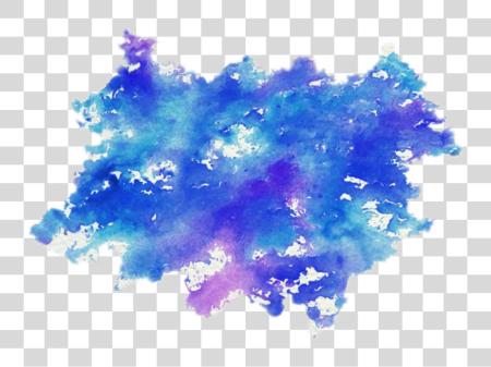 Download paint blue effects fx color splash splat messy Watercolor Painting PNG file