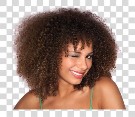 Download Caucasian Curly cabello Curly cabello mujer PNG file