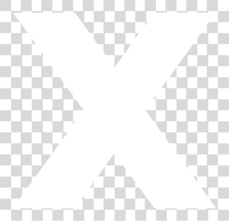 Download X White X PNG file