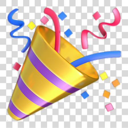 Download fiesta Popper emoji fiesta Popper emoji Emoticon fiesta emoji PNG file