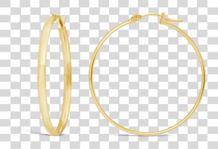 下载 Hoop Earrings 黄金 Hoop Earrings PNG file