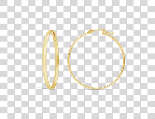 Download Hoop Earrings Gold Hoop Earrings Clip Art