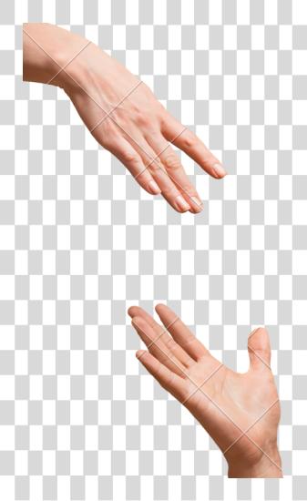 Download Hand Reaching Out Hands Touching Each Other PNG file