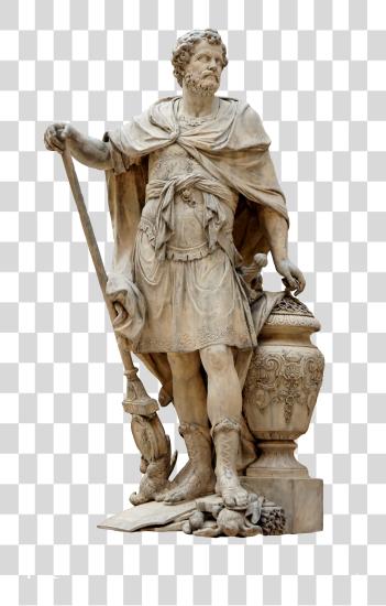 Download Roman Statues Hannibal Statue In Rome PNG file