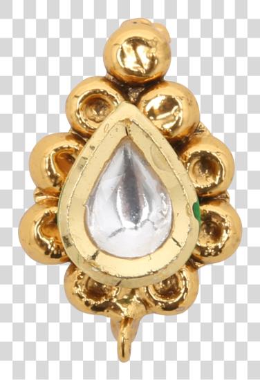 Download Bindi Nath Gold Plated Body Jewelry PNG file