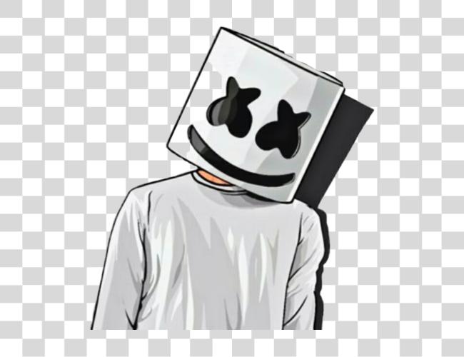 Download Marshmello Sticker Marshmello dibujo Clip arte