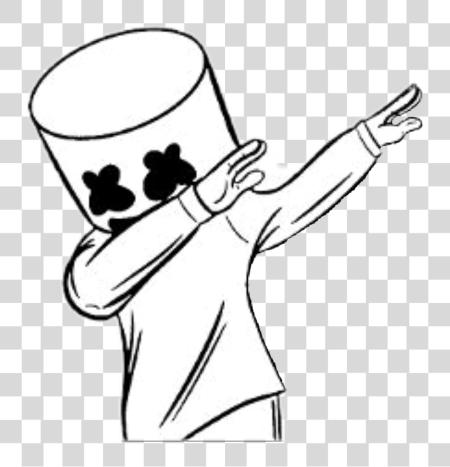 下载 Marshmello Sticker Marmashello PNG file