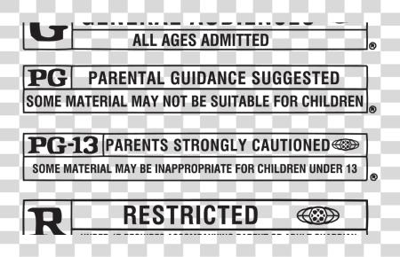 Download Mpaa Releases New Movie Ratings Pg Parental Guidance Suggested PNG file