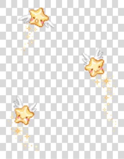 下载 freetoedit cute kawaii pixel 柔和的 星 Kawaii Pixel PNG file