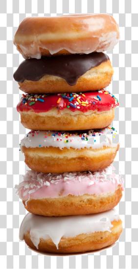 تحميل Doughnut كومة Donut Stacked Donuts بي ان جي ملف