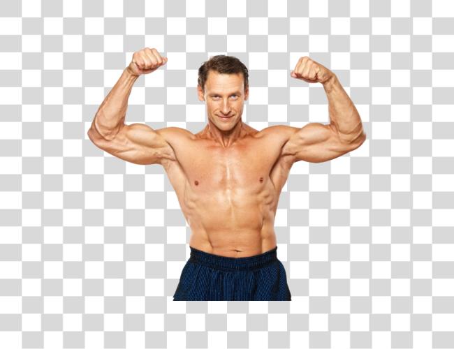 تحميل عضلة رجل Muscular رجل مقطوعة فن