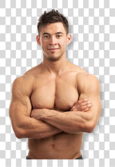 Download Get Strong Fast Muscular Naked Man PNG file