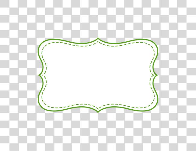 下载 Printable 糖果 Bar Labels Moldura Verde Arabesco Clip 艺术