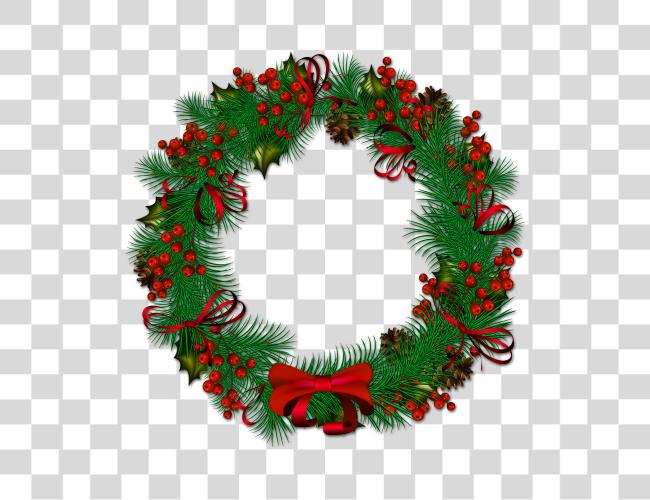 Download Christmas Wreath Christmas Reef No Clip Art