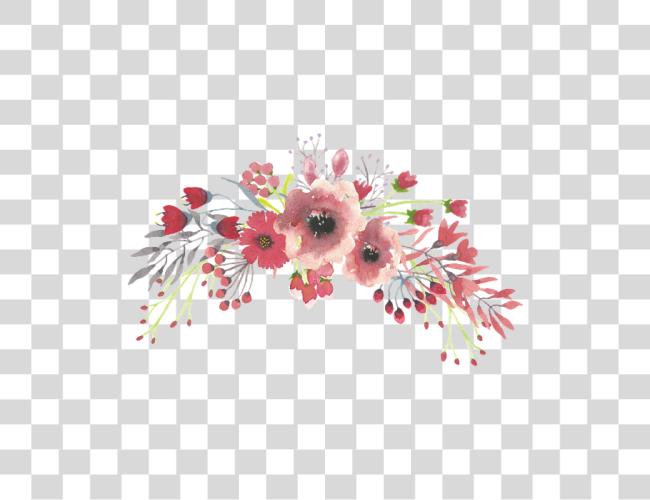 Download Aquarela Flor Decorao Watercolor Flowers Clip Art