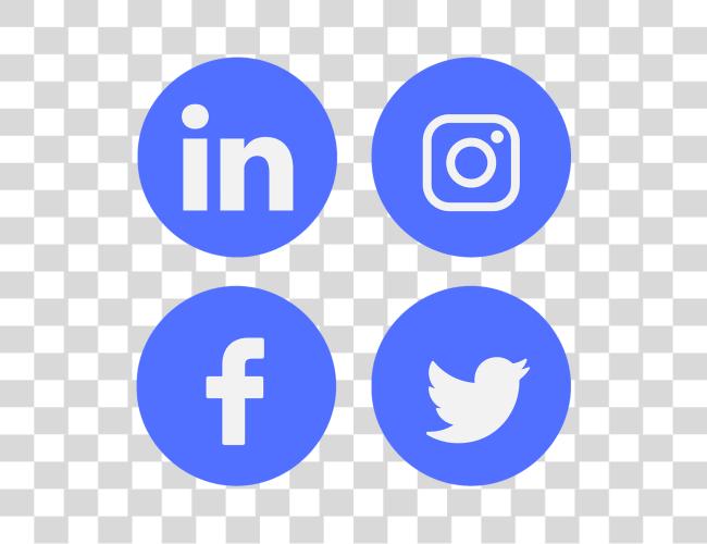 Download Icon Social Media Linkedin Facebook Twitter Facebook Linkedin Twitter Instagram Clip Art