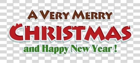 下载 Merry Christmas 紅 文本 Decor Merry Christmas 快樂 新 Year 單詞 PNG file