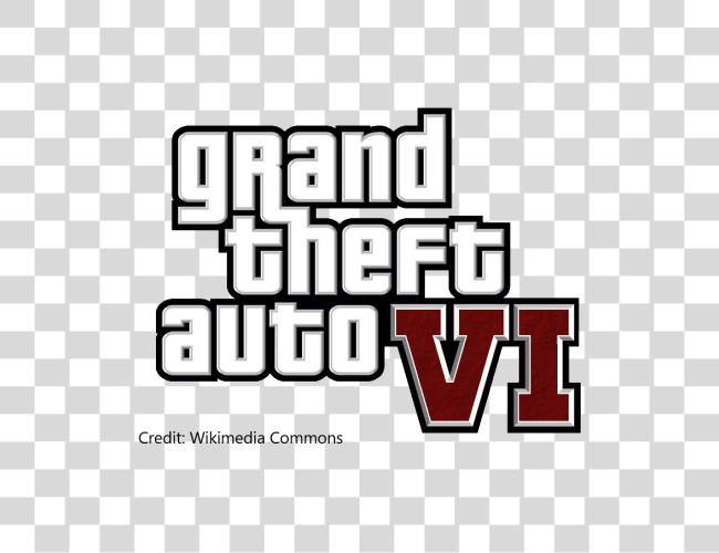 下载 Gta Vi 標誌 Grand Theft 汽車 Vi 標誌 Clip 艺术