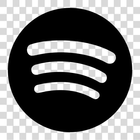 تحميل Picture Black و أبيض مخزون Spotify أيقونة Spotify Logo بي ان جي ملف