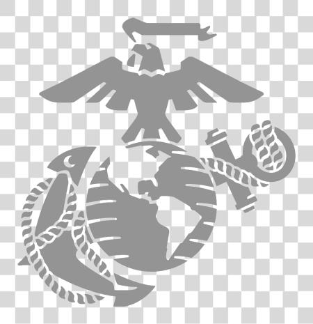 Download Usmc Ega Stencil Marine Corps Eagle Globe And Anchor PNG file