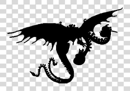 下载 Zippleback Dragon Silhouette Train Your Dragon Dragons PNG file