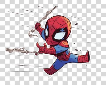 Download mq bebé spiderman hero superhéroe Spiderman Chibi marvel PNG file