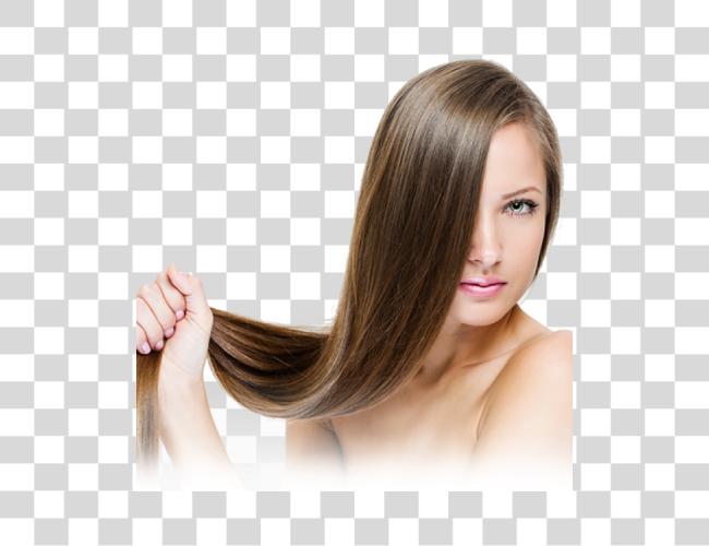 Download Azzaspa Blowdry largo Brushing largo cabello niña Clip arte