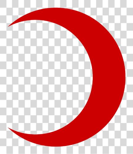 Download Crescent Red Red Crescent Moon PNG file