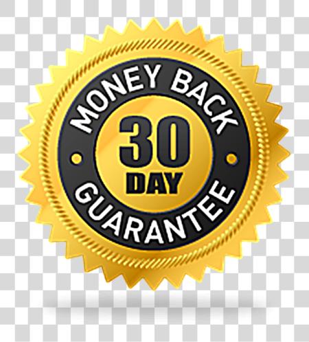 Download 30 día Money atrás Guarantee etiqueta PNG file