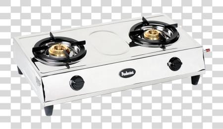 下载 两个 Burner 不锈 钢 Gas Stove 钢 Gas Stove PNG file