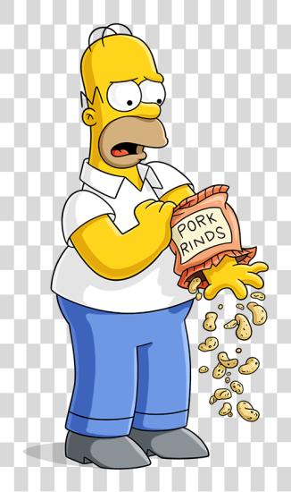 下载 这那 Simpsons Characters Pack Homer Simpson Sticker PNG file