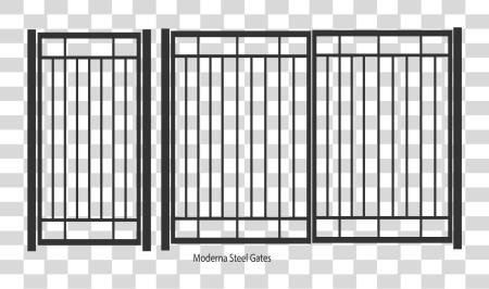 Download Gates diseño Modern acero Gate PNG file