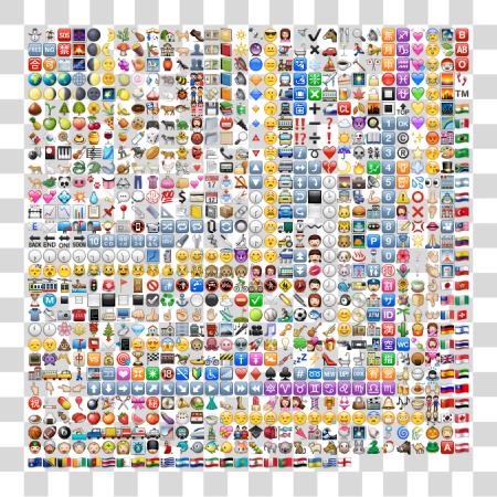 下载 Whatsapp 表情符号 Spritesheet 表情符号 Sprite Sheet PNG file