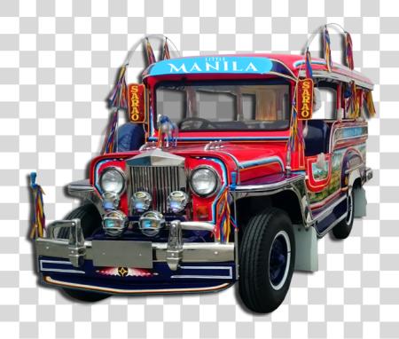 Download Philippine Jeep Jeepney PNG file