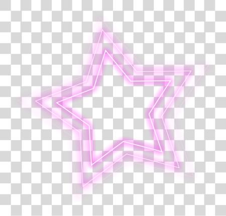 Download Fivepointed Light Star Effect Colorful Illustration PNG file