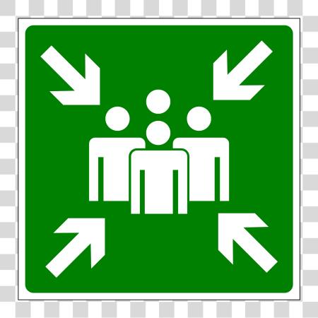 Download Big Image Emergency Assembly Point signo PNG file