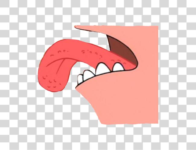 Download patrickstar spongebob tongue licking freetoedit Spongebob Licking Meme Clip Art