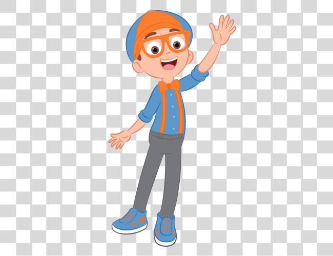 Download blippi personaje divertido y educativo niños anfitrión Clip arte