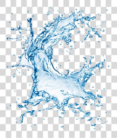 Download Drop Elemental Transprent azul cielo Water Splash PNG file