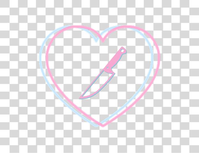 Download Overlay pastel Goth corazón estético Clip arte