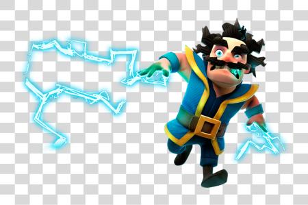 Download Mago Clash Royale Hundred Electro Wizard PNG file