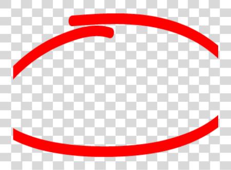 Download Drawn Circle Red Mark Circle PNG file