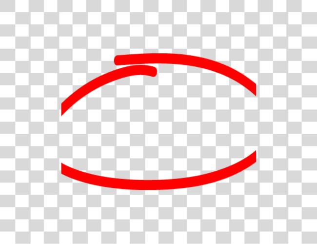 Download dibujado Circle rojo marca Circle Clip arte