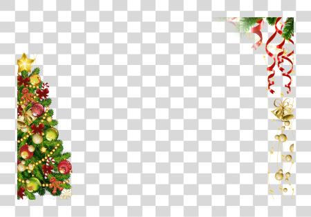 下载 Holiday Christmas Borders PNG file