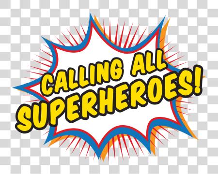 下载 Calling All Superheroes Polos Epidemik PNG file