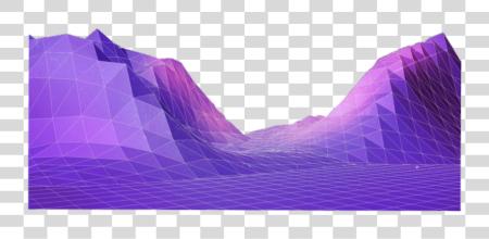 Download vaporwave mountain mountains grid Vaporwave Aesthetic Computer Background PNG file