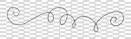 Download a Swirly línea PNG file