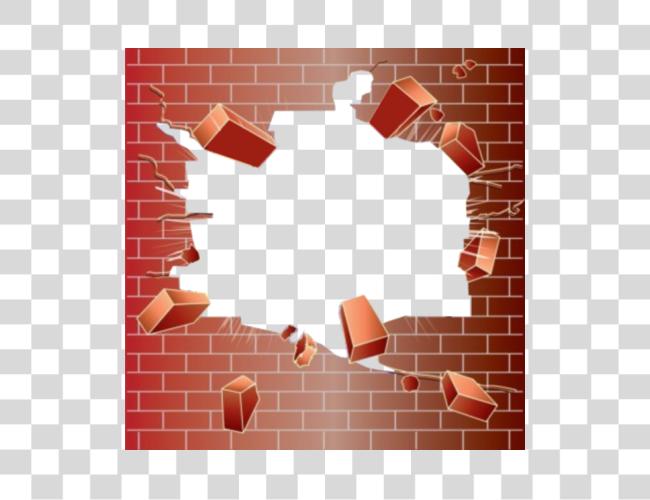 Download Stones Brick Walls Broken Brick Wall Clip arte