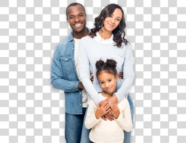 Download Happy African American Family Clip Art